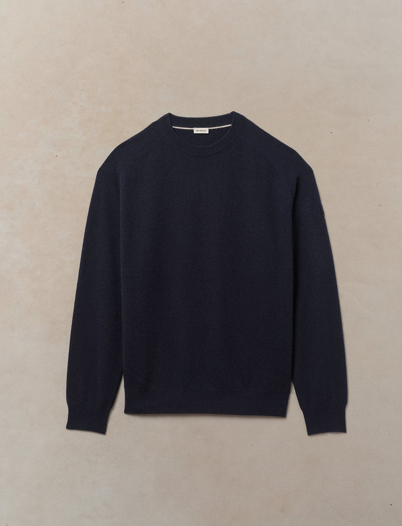 Woolen Cashmere Crewneck - Mens (Ink)